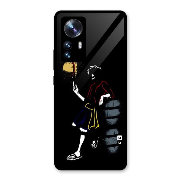 One Piece Luffy Style Glass Back Case for Xiaomi 12 Pro