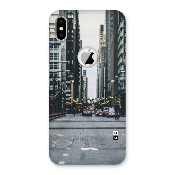 Only Streets Back Case for iPhone XS Logo Cut