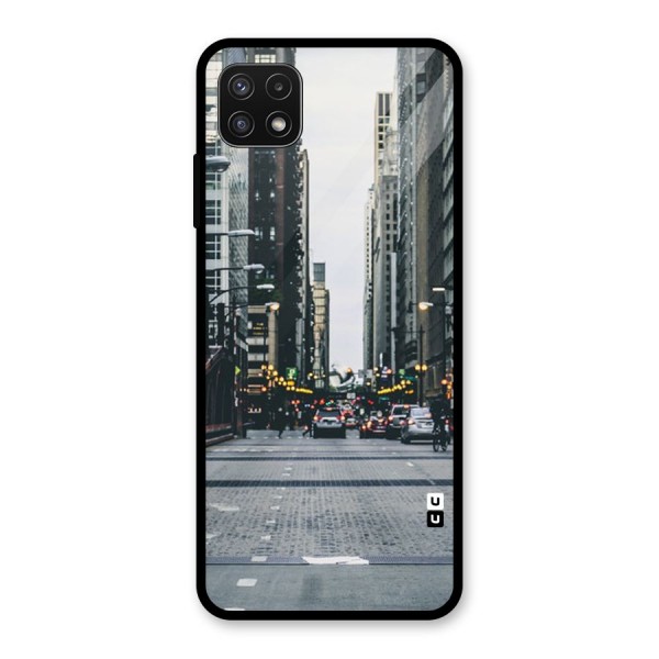 Only Streets Glass Back Case for Galaxy A22 5G