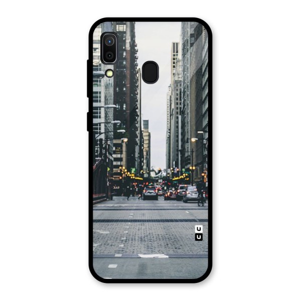 Only Streets Glass Back Case for Galaxy A30