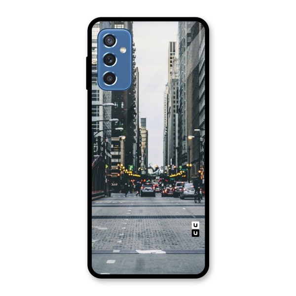 Only Streets Glass Back Case for Galaxy M52 5G