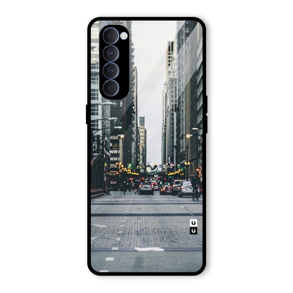 Only Streets Glass Back Case for Oppo Reno4 Pro