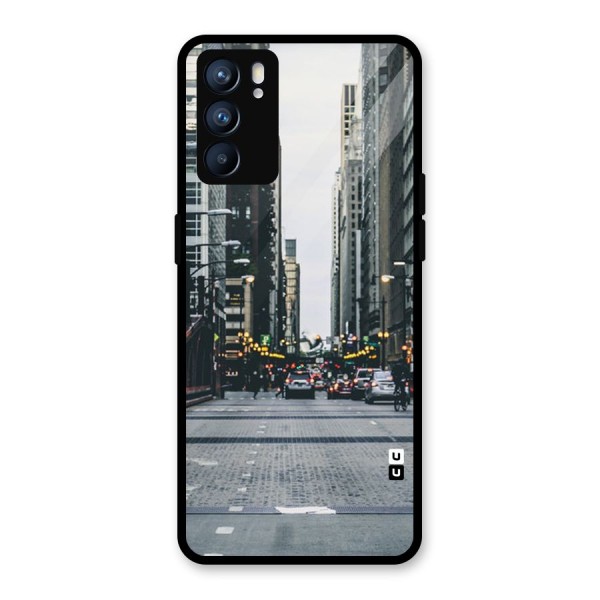 Only Streets Glass Back Case for Oppo Reno6 5G