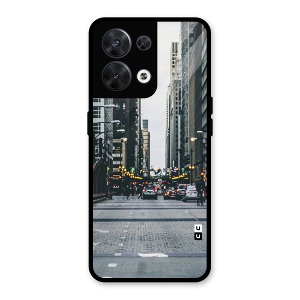 Only Streets Glass Back Case for Oppo Reno8 5G