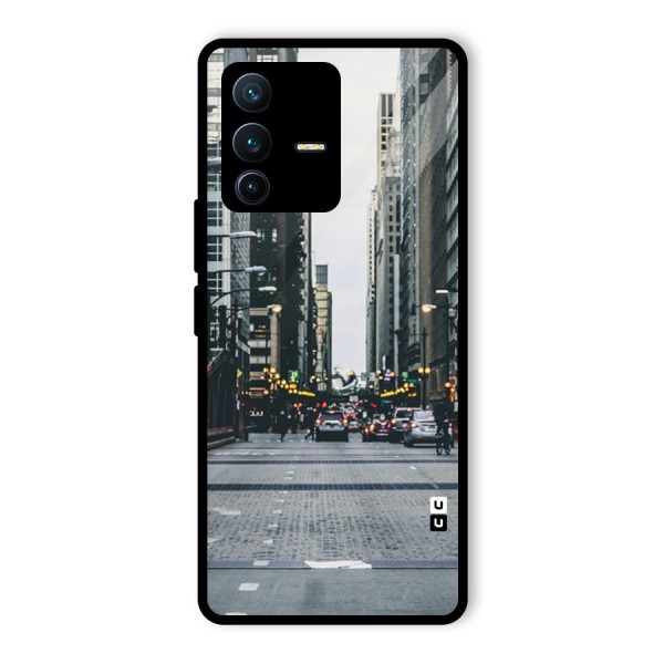 Only Streets Glass Back Case for Vivo V23 Pro