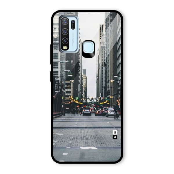 Only Streets Glass Back Case for Vivo Y30