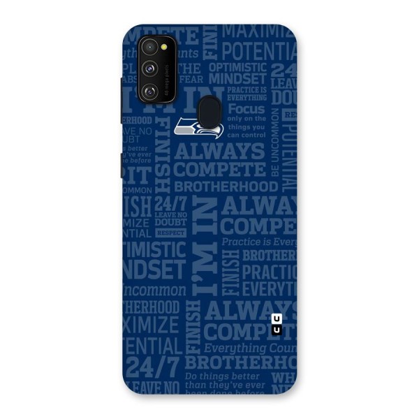 Optimistic Blue Back Case for Galaxy M21