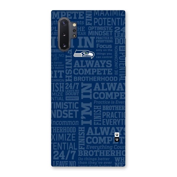 Optimistic Blue Back Case for Galaxy Note 10 Plus