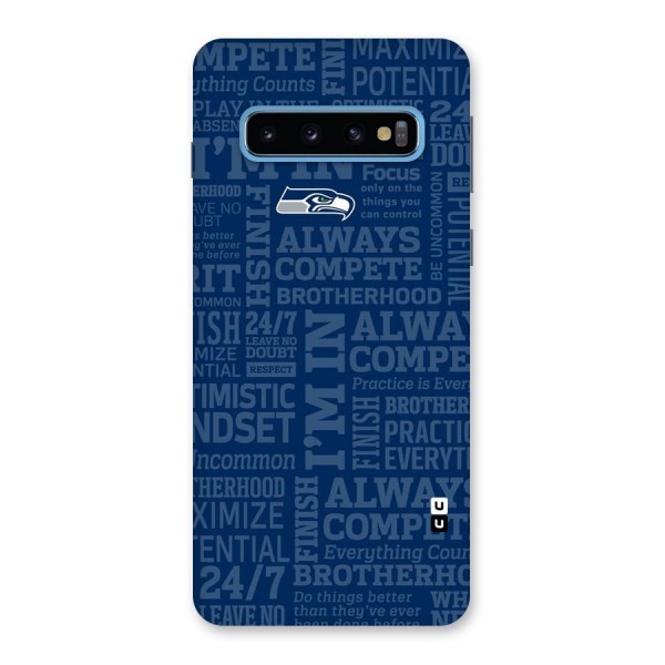 Optimistic Blue Back Case for Galaxy S10