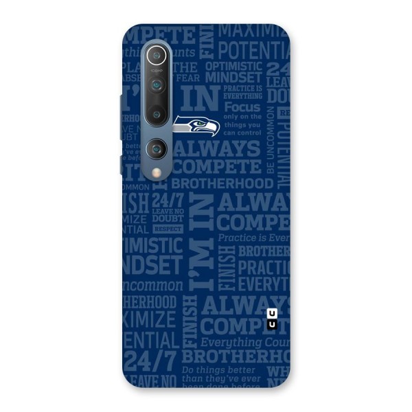 Optimistic Blue Back Case for Mi 10