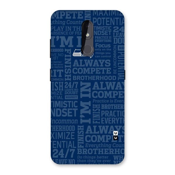 Optimistic Blue Back Case for Nokia 3.2