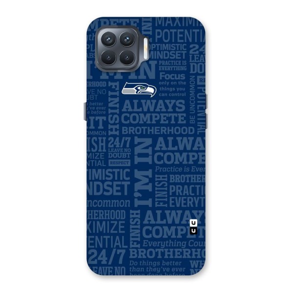 Optimistic Blue Back Case for Oppo F17 Pro