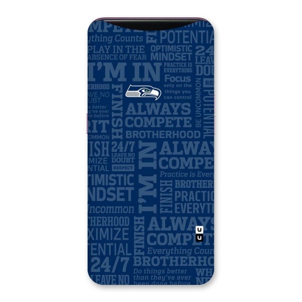 Optimistic Blue Back Case for Oppo Find X