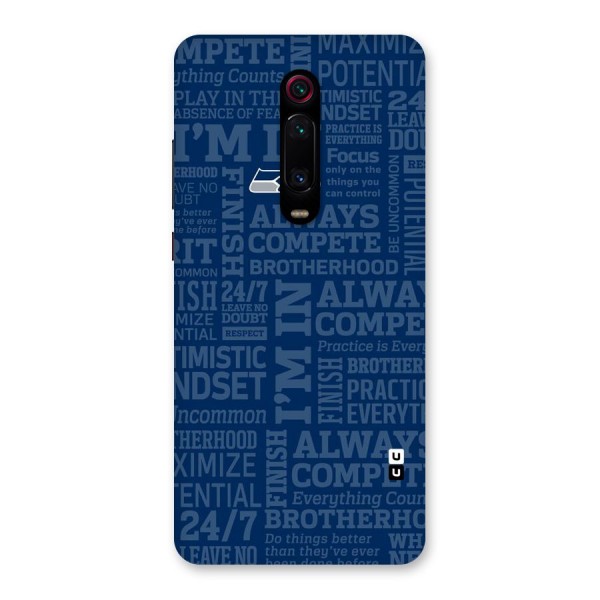 Optimistic Blue Back Case for Redmi K20 Pro