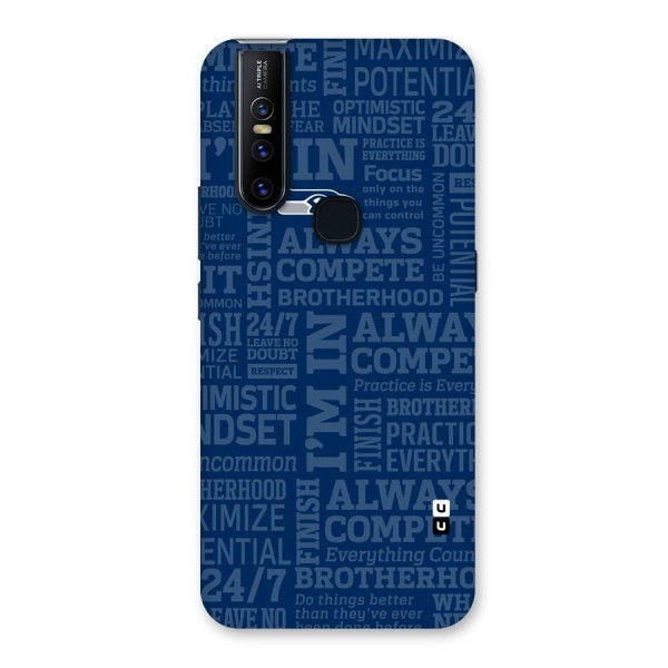 Optimistic Blue Back Case for Vivo V15