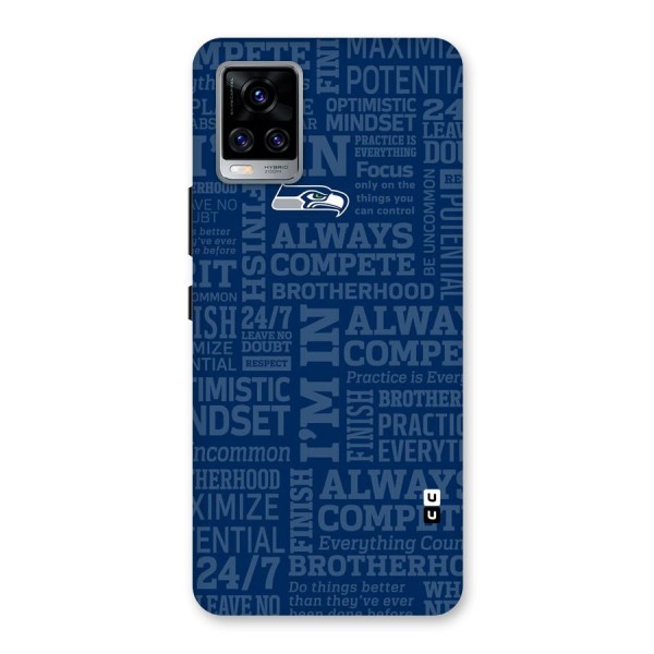 Optimistic Blue Back Case for Vivo V20 Pro