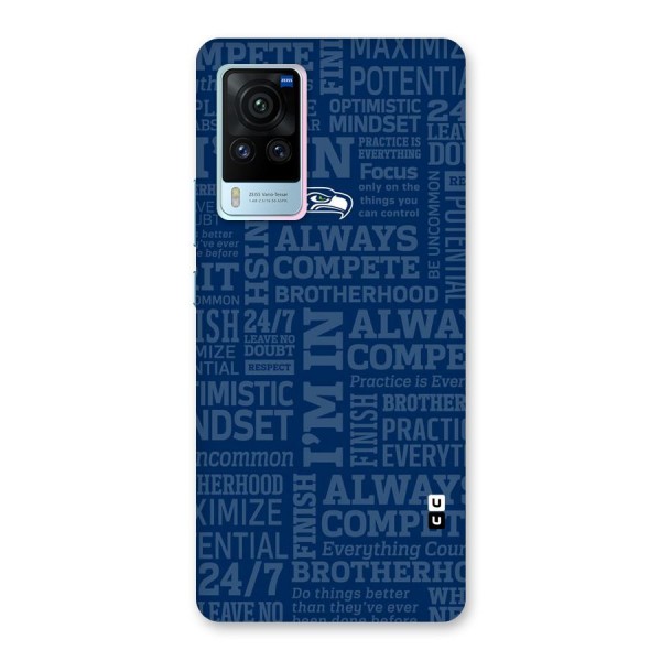 Optimistic Blue Back Case for Vivo X60 Pro