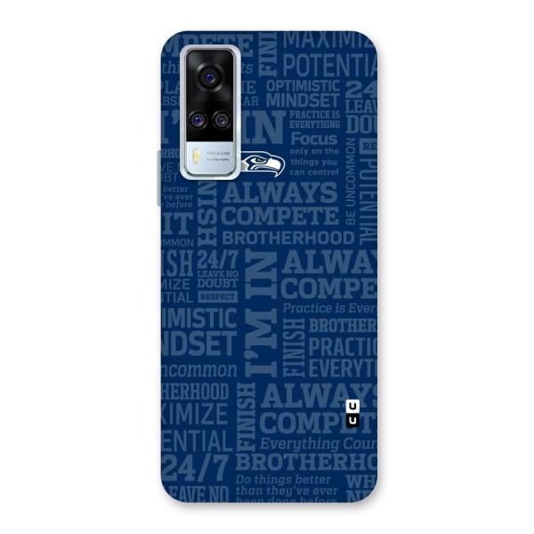 Optimistic Blue Back Case for Vivo Y31