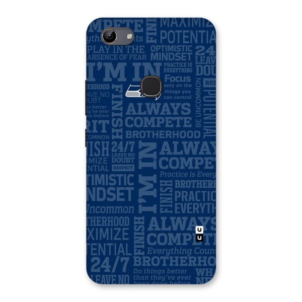 Optimistic Blue Back Case for Vivo Y81