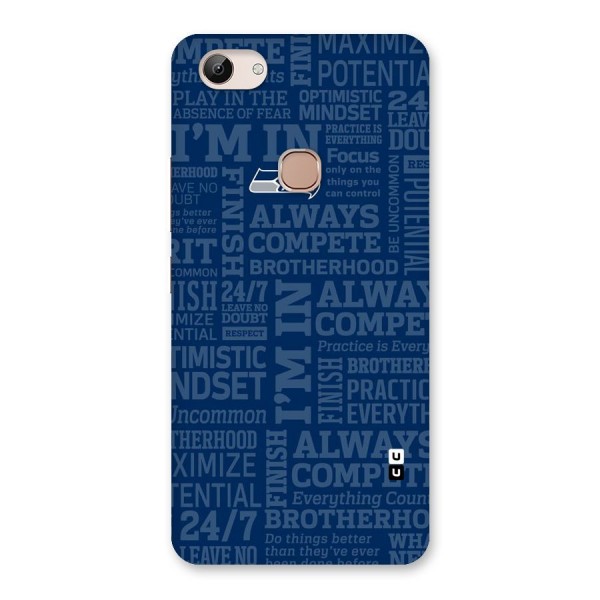 Optimistic Blue Back Case for Vivo Y83