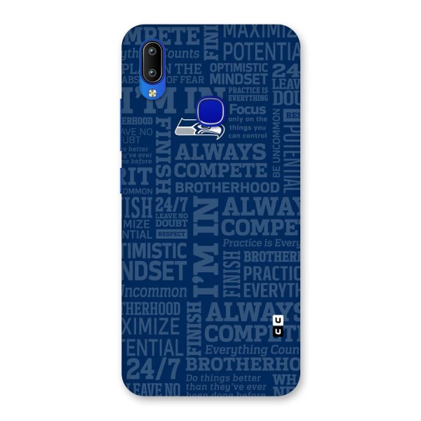 Optimistic Blue Back Case for Vivo Y91