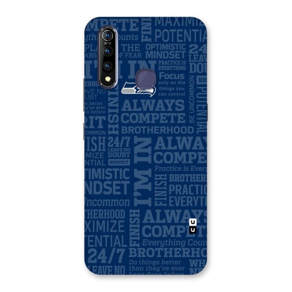 Optimistic Blue Back Case for Vivo Z1 Pro