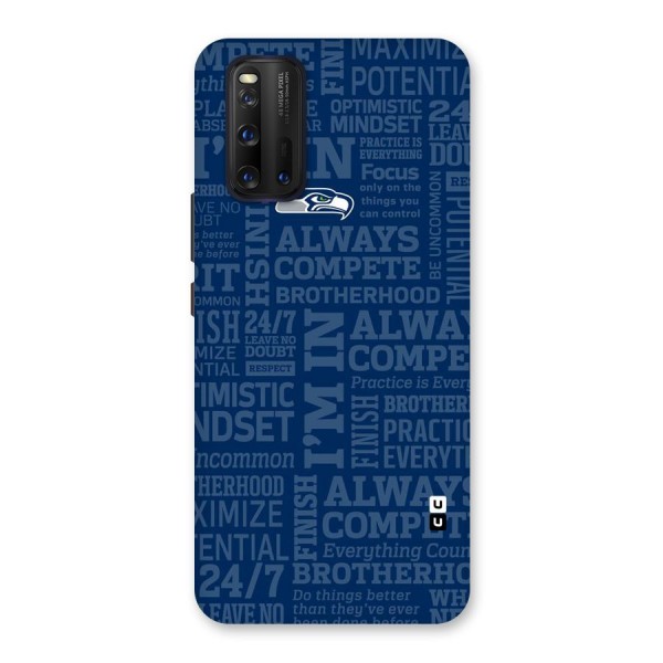 Optimistic Blue Back Case for Vivo iQOO 3