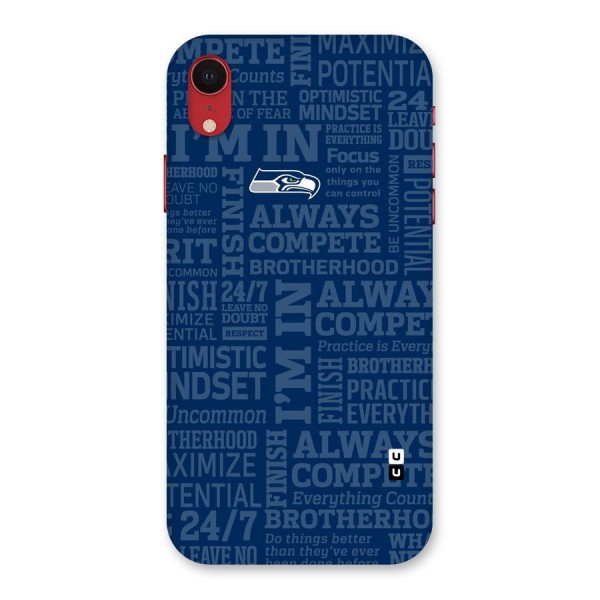 Optimistic Blue Back Case for iPhone XR