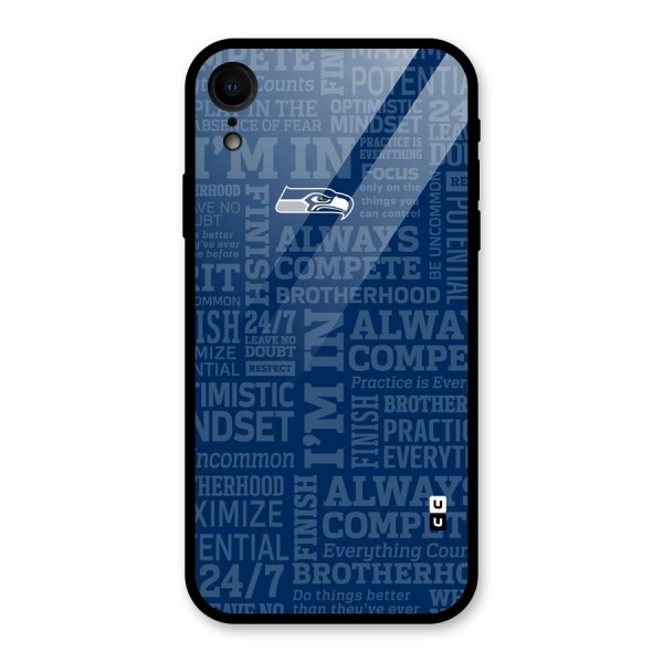 Optimistic Blue Glass Back Case for XR