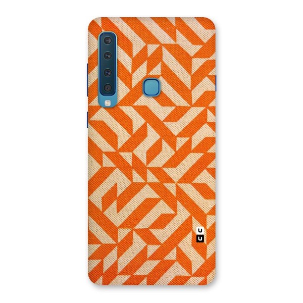 Orange Beige Pattern Back Case for Galaxy A9 (2018)