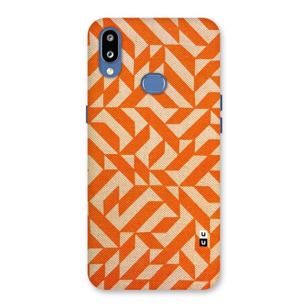 Orange Beige Pattern Back Case for Galaxy M01s