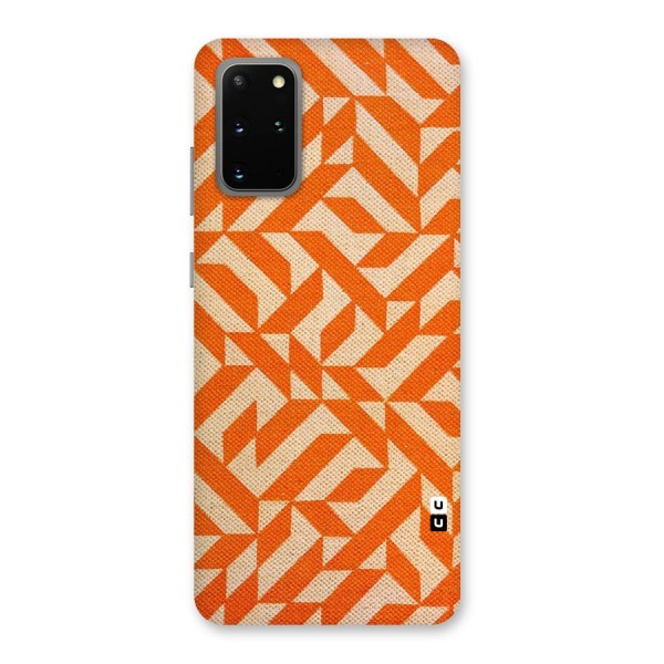 Orange Beige Pattern Back Case for Galaxy S20 Plus