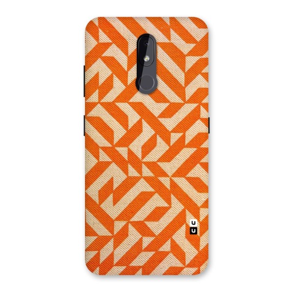 Orange Beige Pattern Back Case for Nokia 3.2