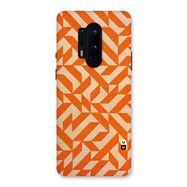 Orange Beige Pattern Back Case for OnePlus 8 Pro