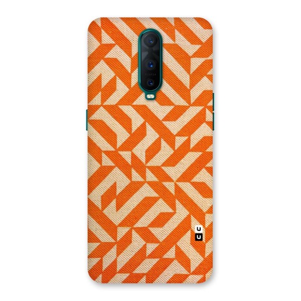 Orange Beige Pattern Back Case for Oppo R17 Pro