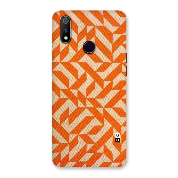 Orange Beige Pattern Back Case for Realme 3 Pro