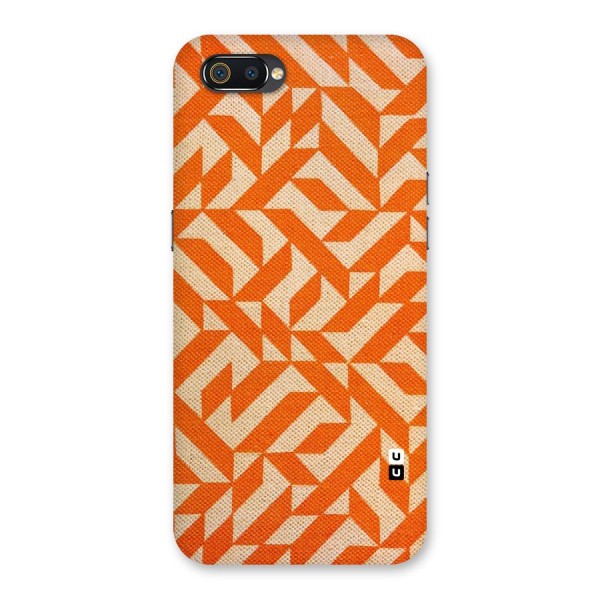 Orange Beige Pattern Back Case for Realme C2