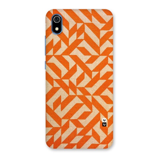 Orange Beige Pattern Back Case for Redmi 7A