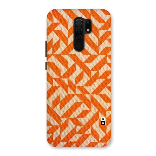 Orange Beige Pattern Back Case for Redmi 9 Prime