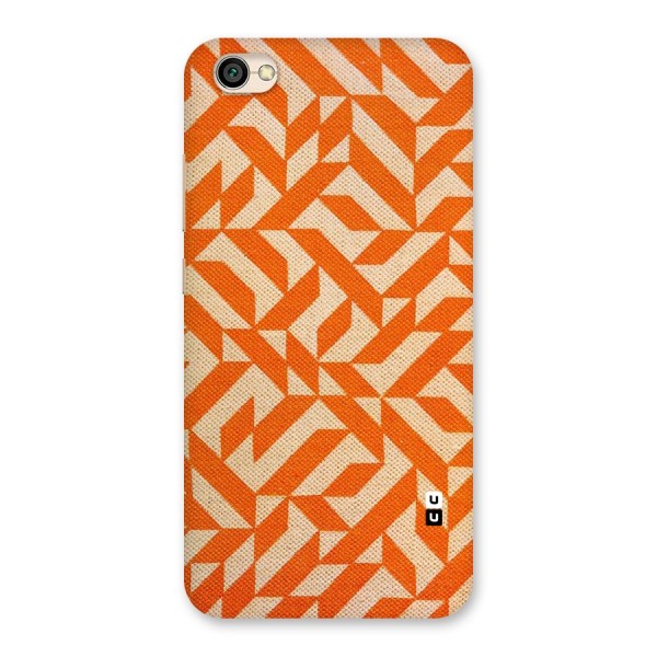 Orange Beige Pattern Back Case for Redmi Y1 Lite