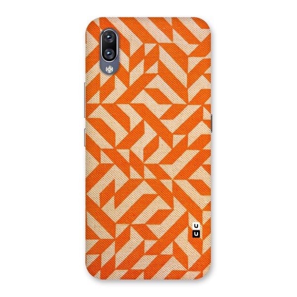 Orange Beige Pattern Back Case for Vivo NEX