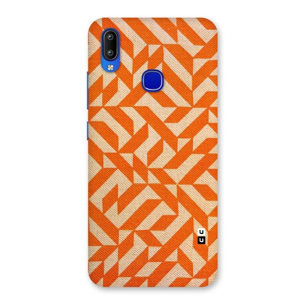 Orange Beige Pattern Back Case for Vivo Y91