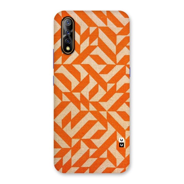 Orange Beige Pattern Back Case for Vivo Z1x