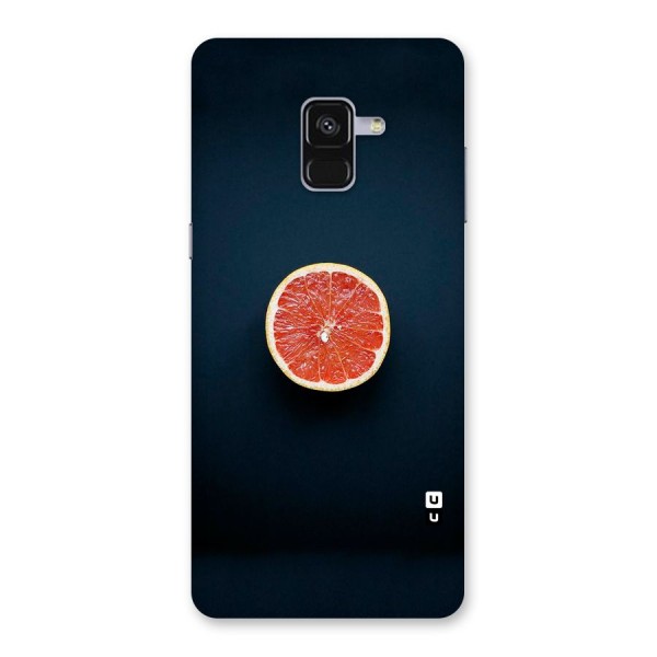 Orange Design Back Case for Galaxy A8 Plus