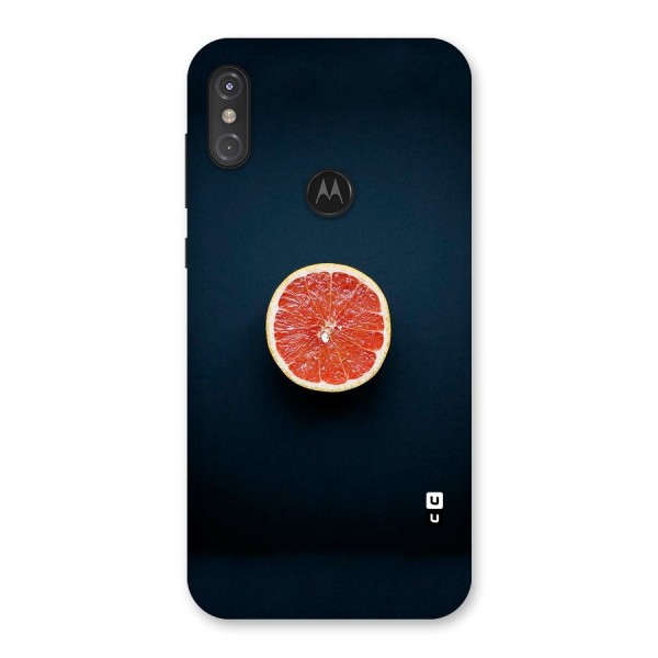 Orange Design Back Case for Motorola One Power