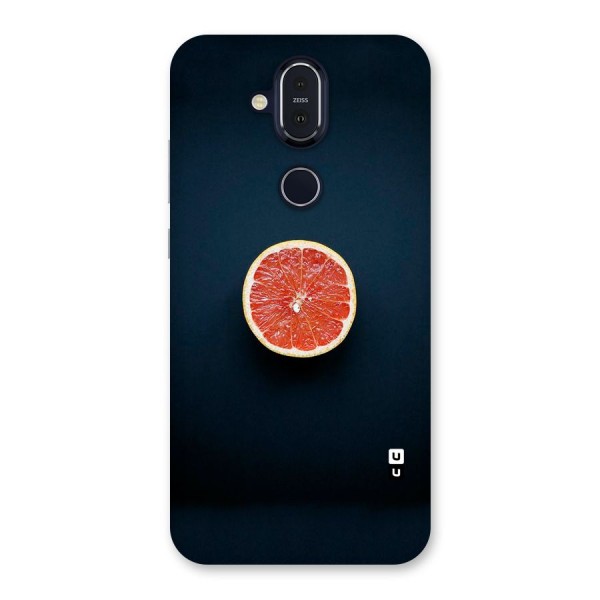 Orange Design Back Case for Nokia 8.1