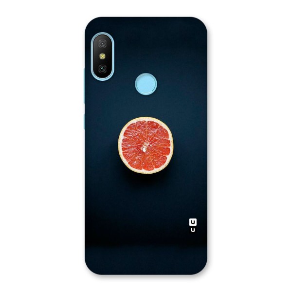 Orange Design Back Case for Redmi 6 Pro