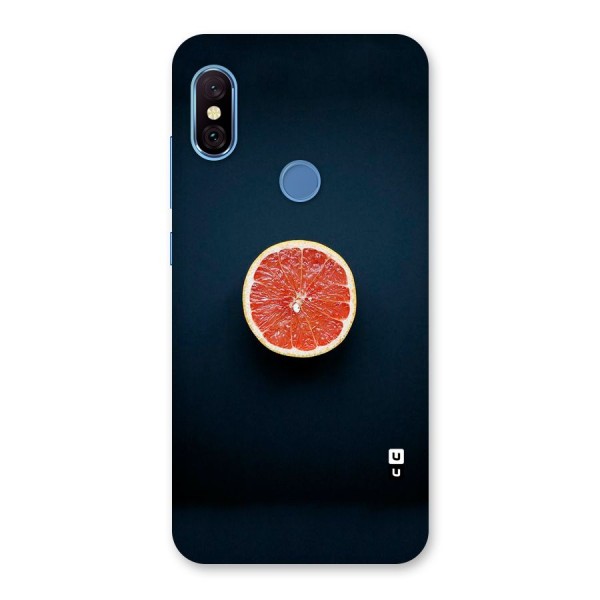 Orange Design Back Case for Redmi Note 6 Pro