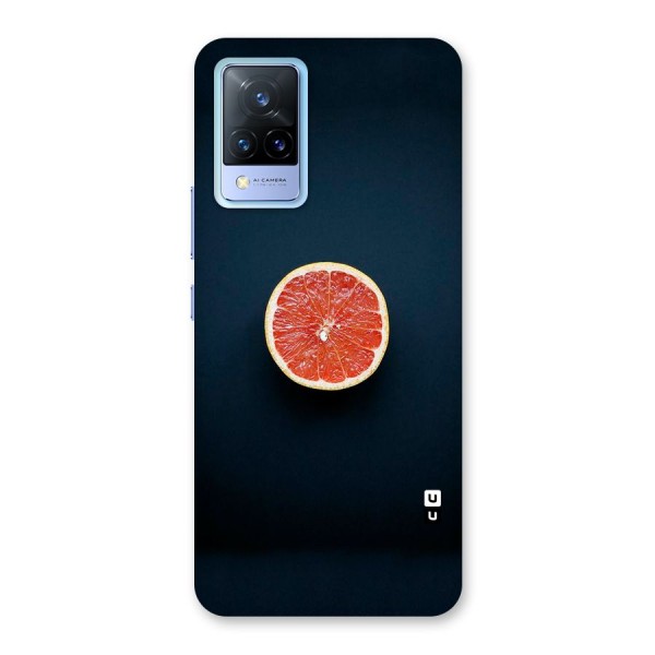 Orange Design Back Case for Vivo V21 5G