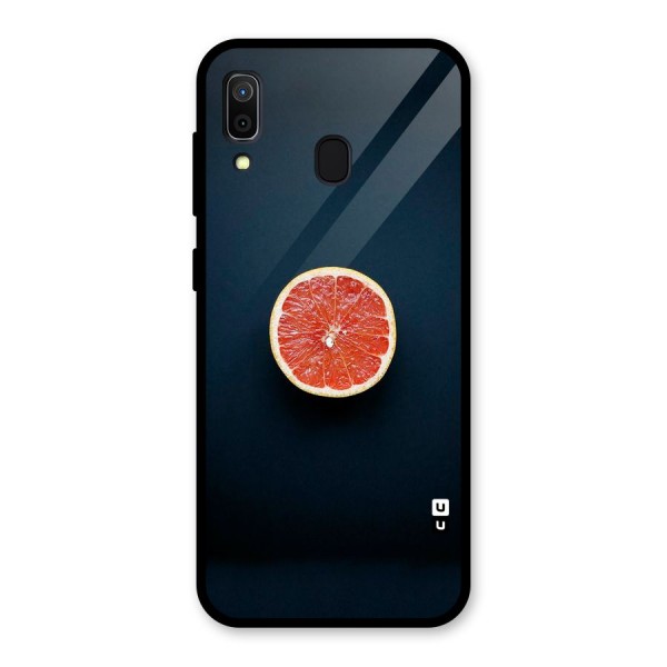 Orange Design Glass Back Case for Galaxy A30